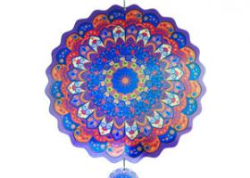 Blue Wind Spinner Garden Ornaments