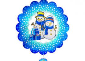 Christmas Snowman Metal Wind Spinners