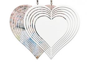 Heart Sublimation Wind Spinners