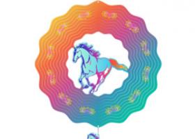 Horse Wind Spinner 