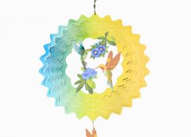 Kinetic 3D Hummingbird Wind Spinner