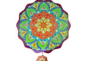 Lucky Flower Mandala Wind Spinner
