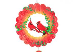 Redbird Wind Spinners Outdoor Decor