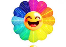Smiling Shape Wind Spinner