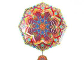 Wind Spinner Mandala Flower